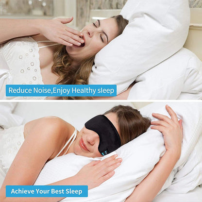 Bluetooth Sleep Eye Mask Wireless Intelligent Shading 3D Soft Elastic Comfortable Music Earphones Sleeping Mask